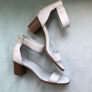 Pale Grey NWOT Ankle Strap Sandals